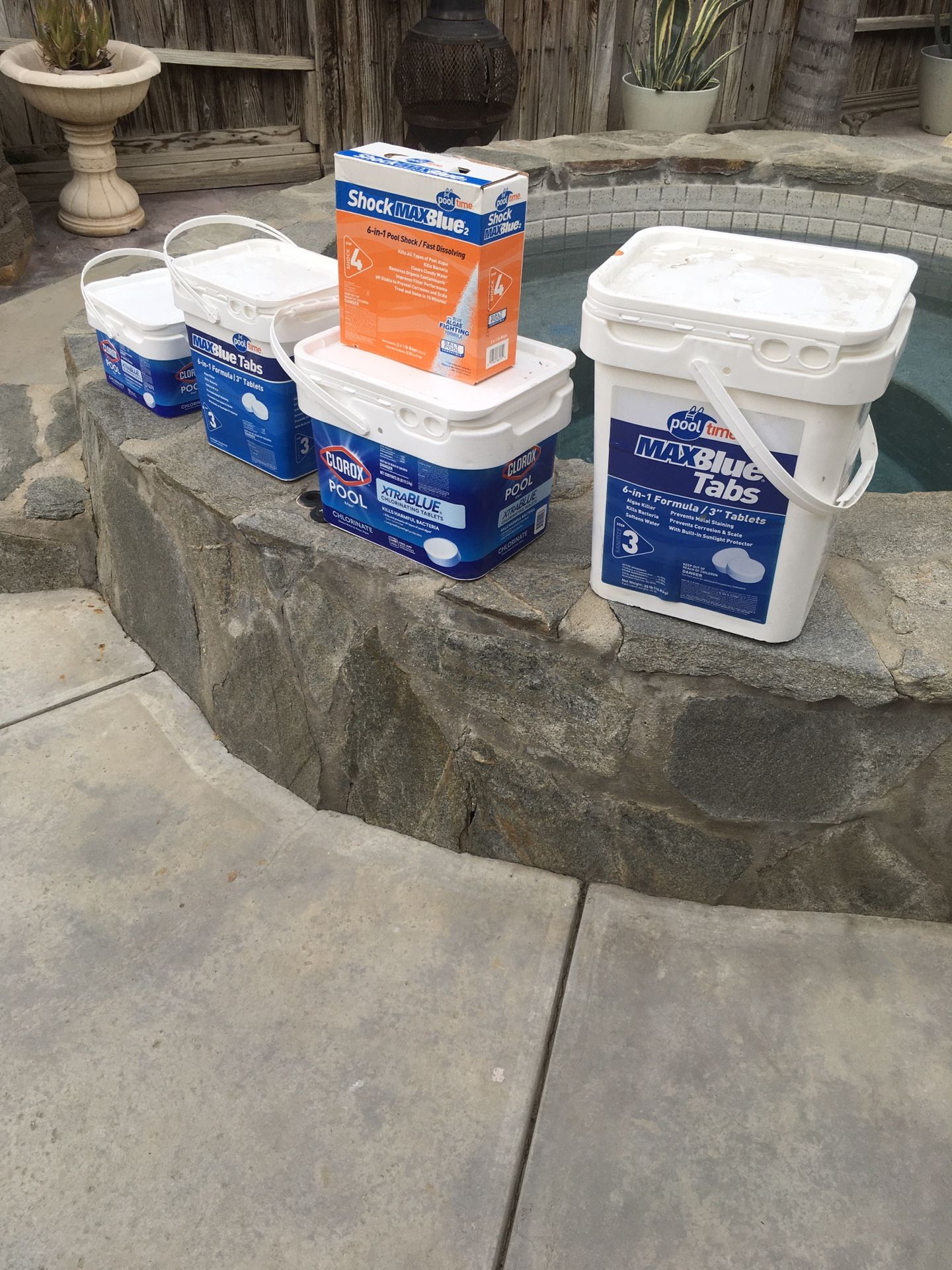 Clorin Tablets & Shock &filters Pool And Spa Products