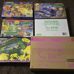 TMNT Teenage Mutant Ninja Turtles Retro Classics Vehicle Lot