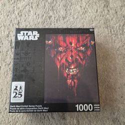 Darth Maul Exhibit Series Puzzle 1000 Pieces $10