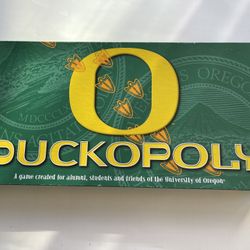 DUCKOPOLY GAME: Oregon University Monopoly - Open Box But New  , U of O Ducks