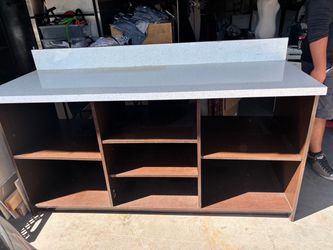 Marble Countertop Restaurant cabinet