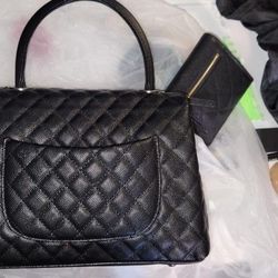 Vintage Authentic Chanel Purse Wallet Combo