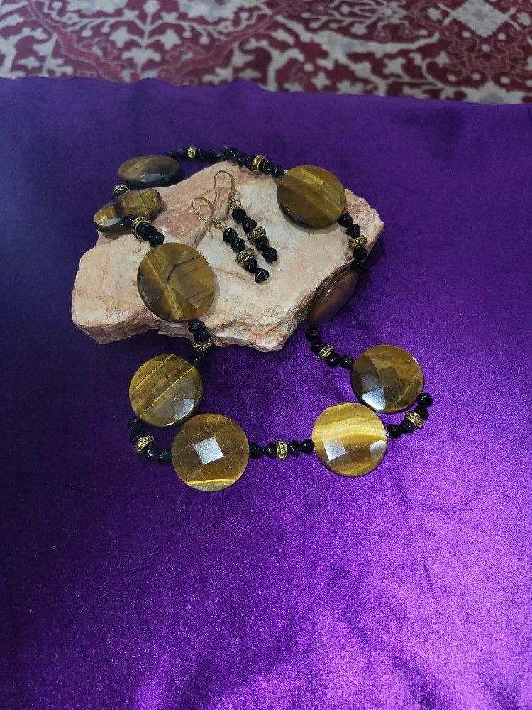 Handdesigned Tiger eye set