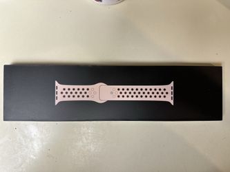 Genuine Apple Watch Sport Band - PINK OXFORD / ROSE WHISPER - 41mm