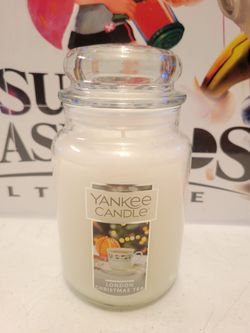 New Yankee Candle Retired London Christmas Tea Scented - Large 22oz