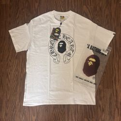 White Bape X Chrome Hearts T-shirt