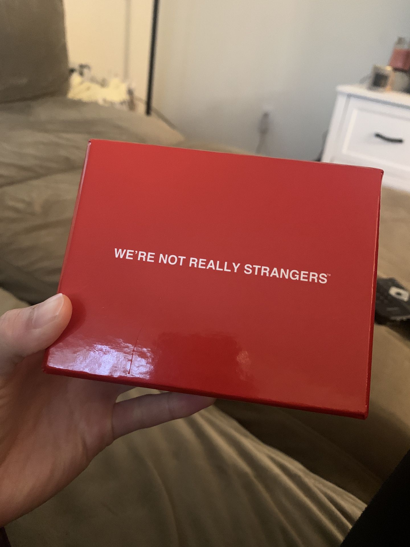 We’re not really strangers card game