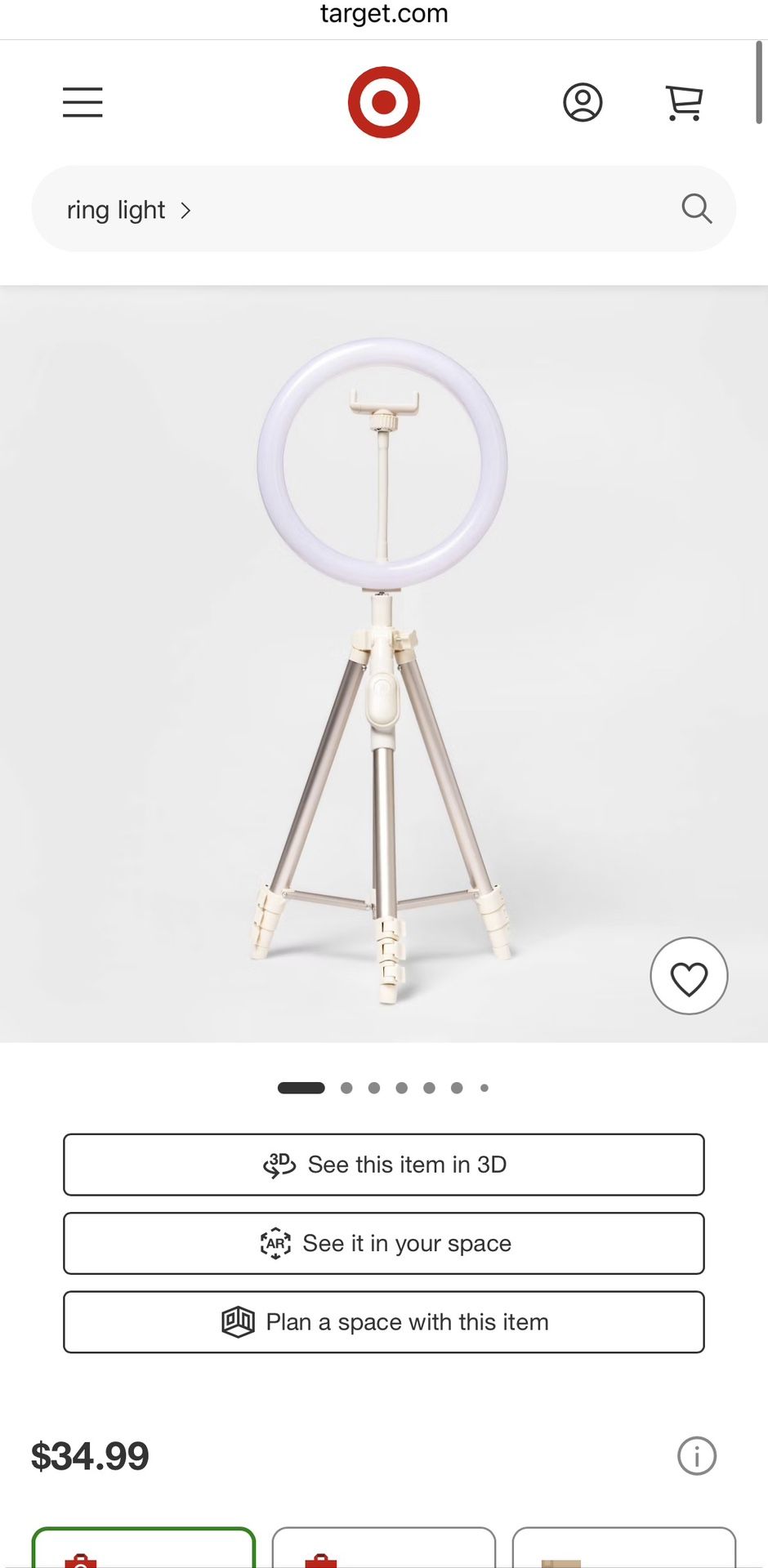 Ring Light—Adjustable