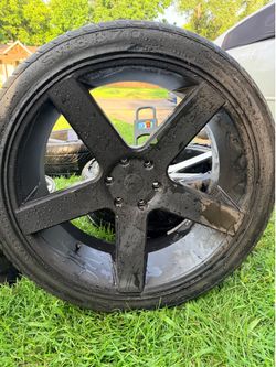 Set of 24" rims