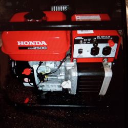 Portable Gas Powered Honda Generator Excellent First Pull Start
