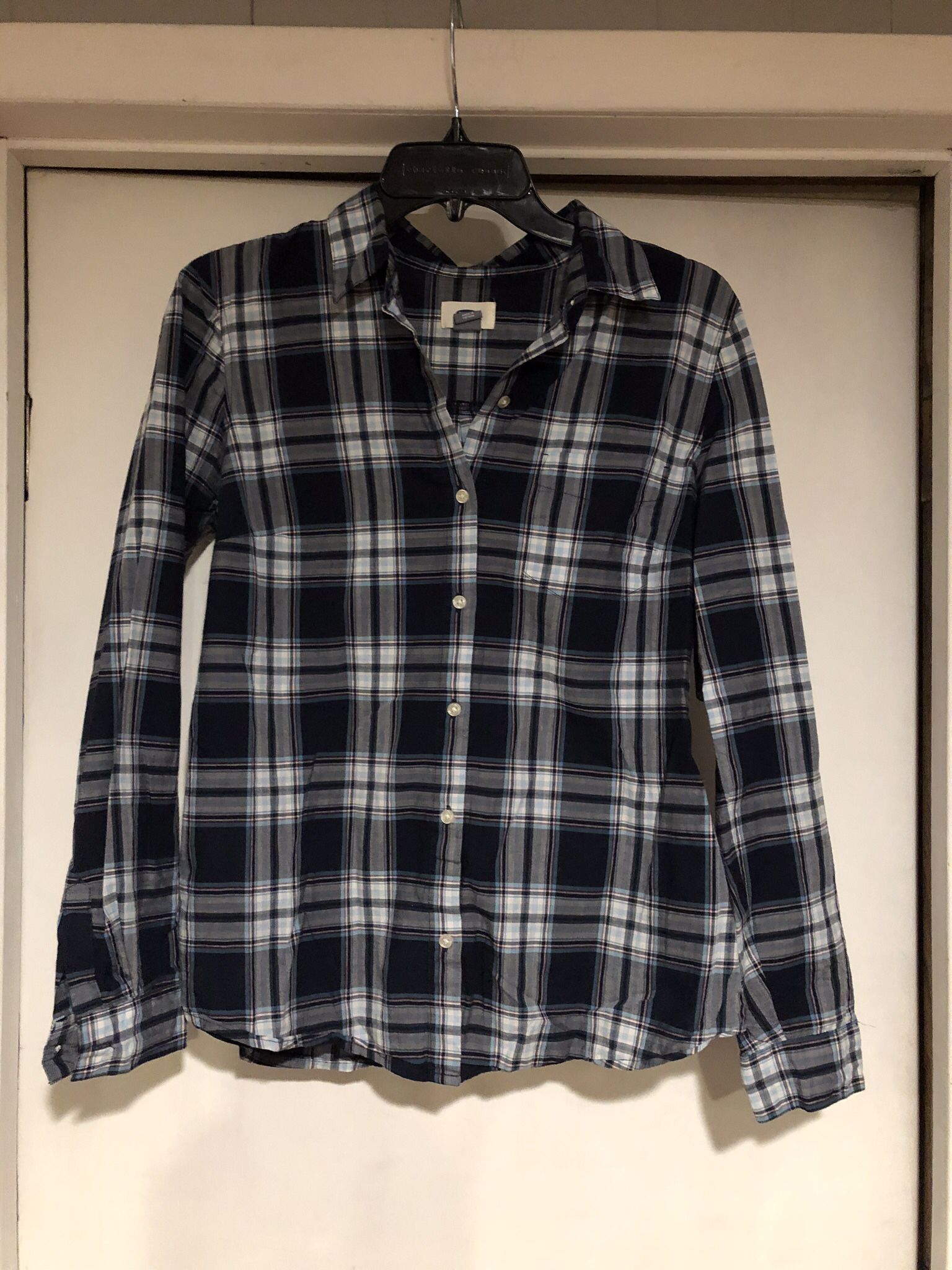 Old Navy Plaid Button Down Size Small