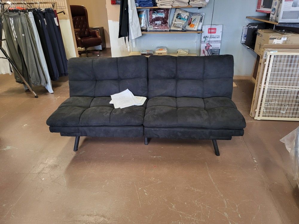 New beautiful black futon $189 black student desk didn't ask $45