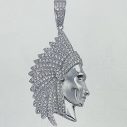 sterling silver 925 chief pendant plata 