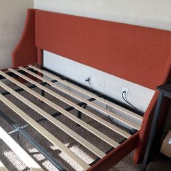 King  Size Bed With Head Board And Frame 