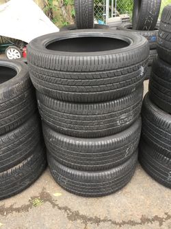 215/50/18 Yokohama set of used tires in great condition 60% tread 235$ for 4. Installation, balance and alignment available but not included