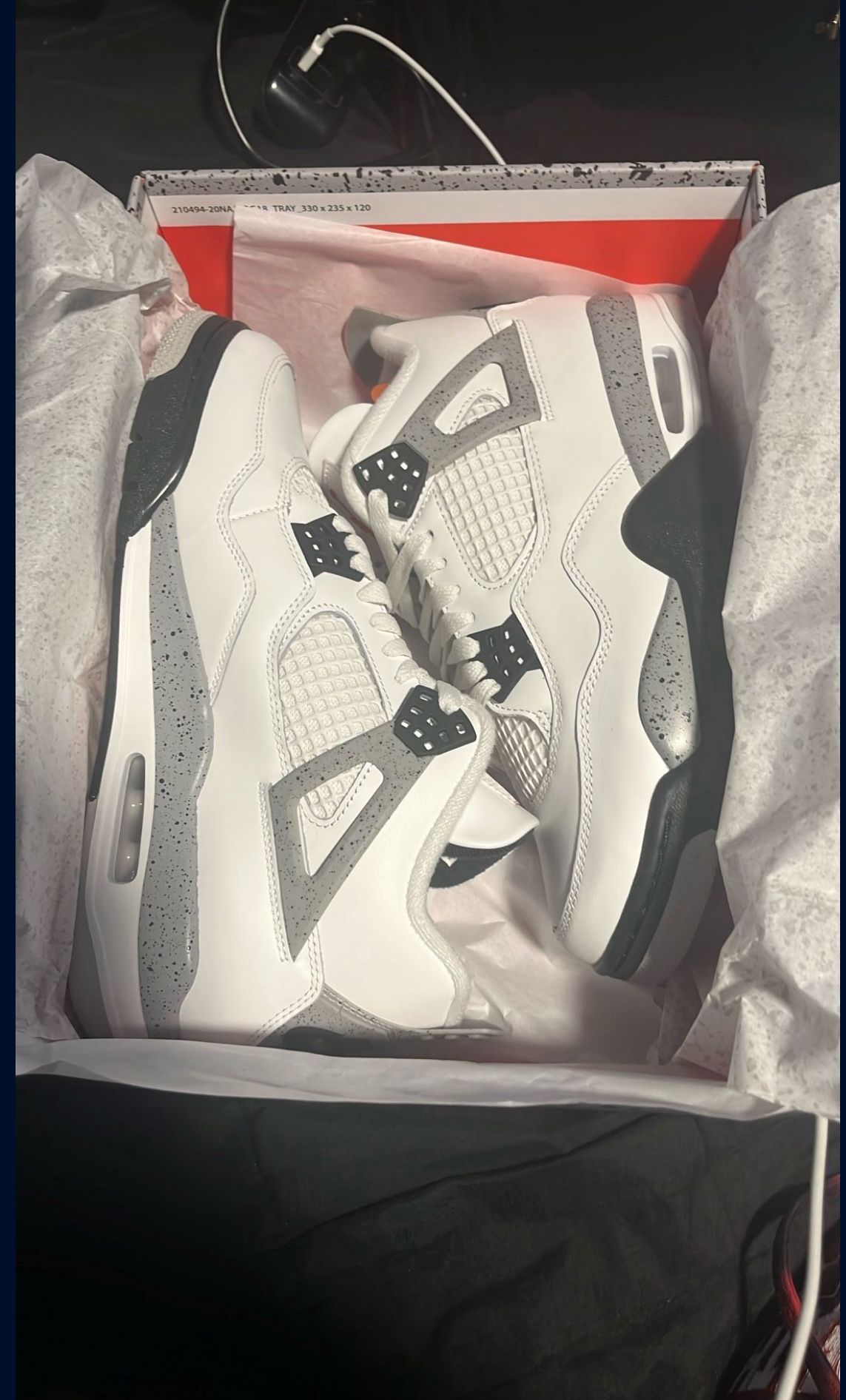 Air Jordan 4 Retro OG White Cement 2025