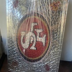49ers Glass Mirror