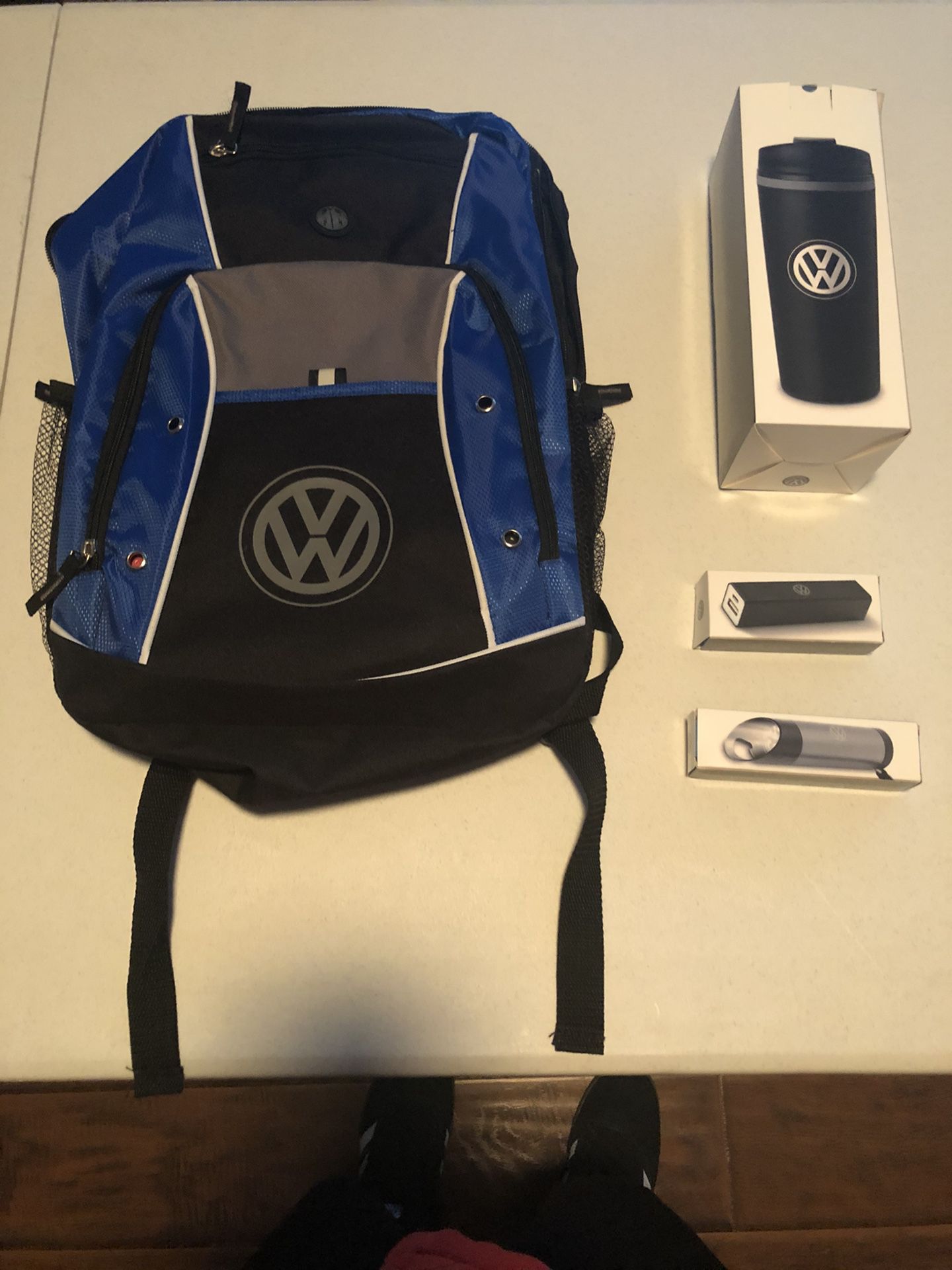 Volkswagon backpack with vw stuff