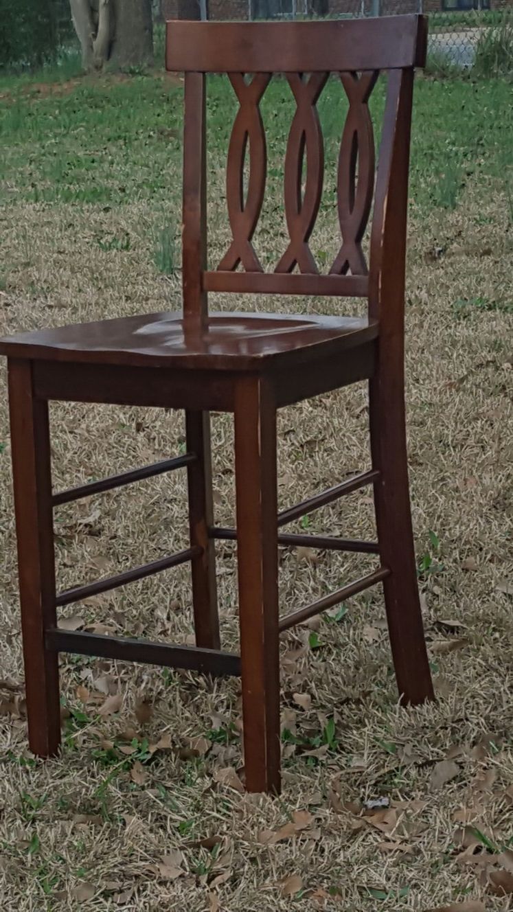Single Solid wood bar stool