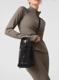 ALO Bucket Bag sheer black