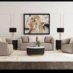 Sofa And Loveseat Couch Set With FREE RUG 