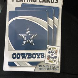 Nfl Cowboys Playing Cards $20 NEW