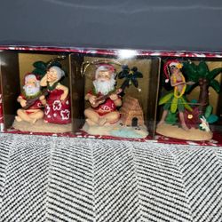 3 Pack Of Hawaiian Ornaments 