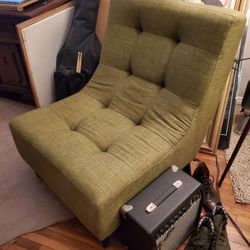 Mid Century Lounge Chair with Ottoman
