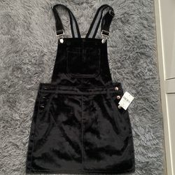 NWT Forever 21 Overall Mini Dress Size Large