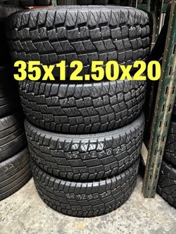 4 used tires 35x12.50x20 Vercelli AT