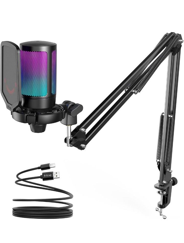 FIFINE Gaming PC USB Microphone