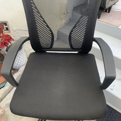 Desk/ Computer Chair. Swivels Adjusts with Lumbar Rest. Reduced From $30 