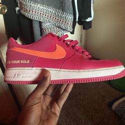 Nike Air Force 1 '07 LV8 World Tour Fireberry Pink Orange Size 11