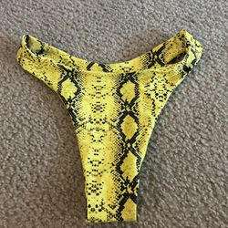 Bikini bottom yellow medium beach wear 