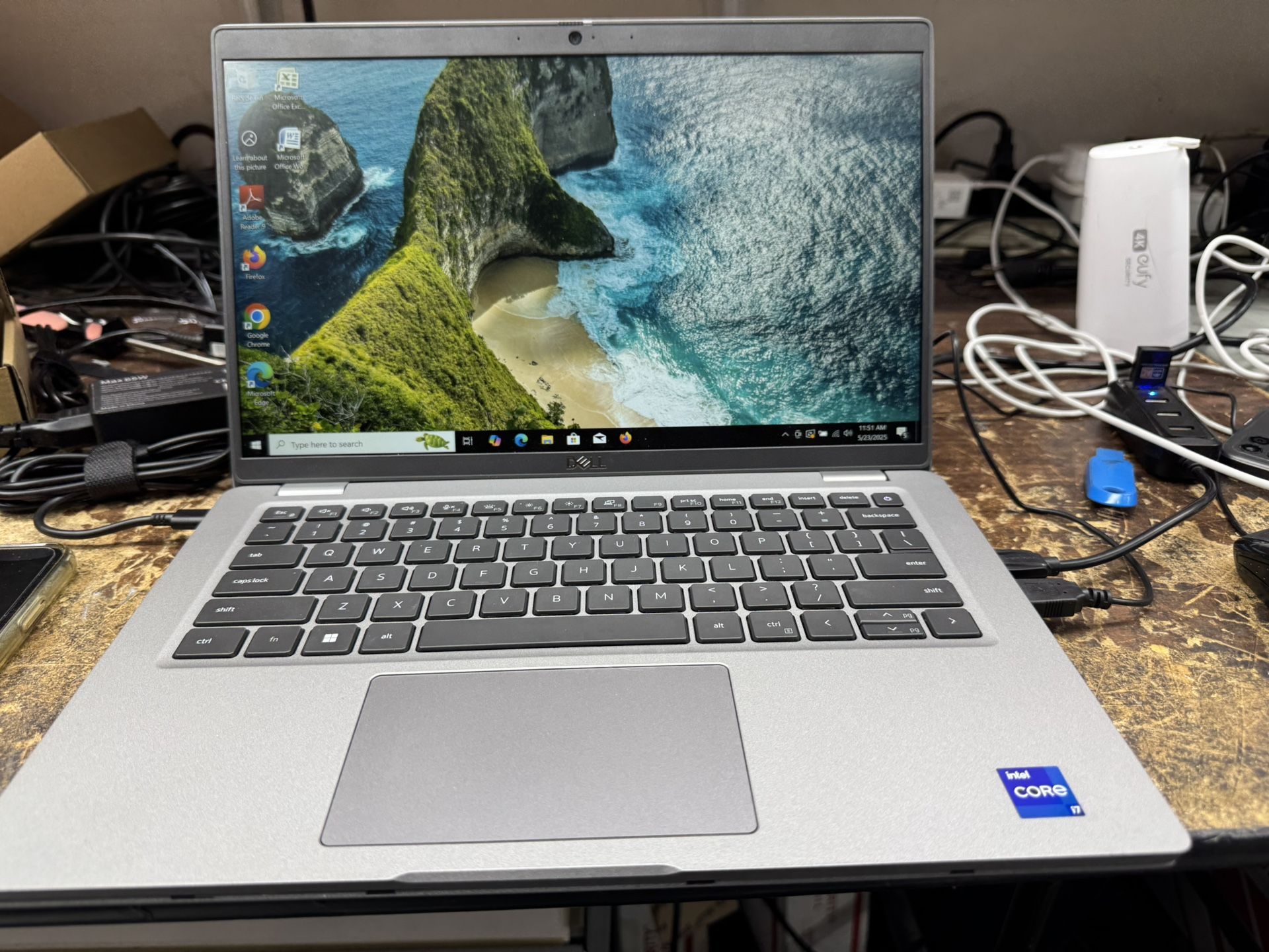 Dell I7 12 Th Gen Laptop 12gb Ram 256gb M.2 Hdd Windows 10 Office 07 90 Days Warranty
