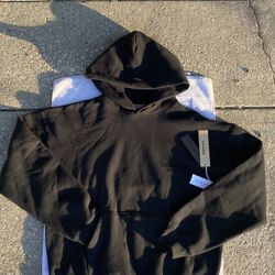 Black Essential  Fear of God Hoodie