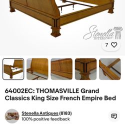 THOMASVILLE Grand Classics King Size French Empire Bed