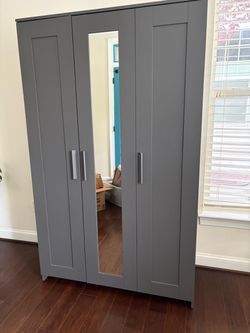 IKEA 3-Door Wardrobe with Mirror