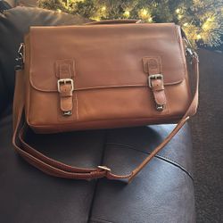 Kattee Men Leather Satchel  Briefcase 