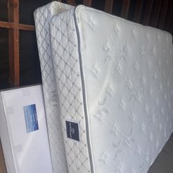 Free Mattress And Box Frame In Good Condition From A Clean Non Carpet Home
