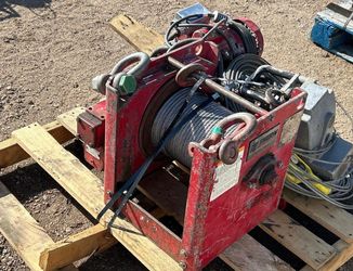 2 Heavy Duty Electric Winch (Thern) w/ Steel Cable – Industrial Grade