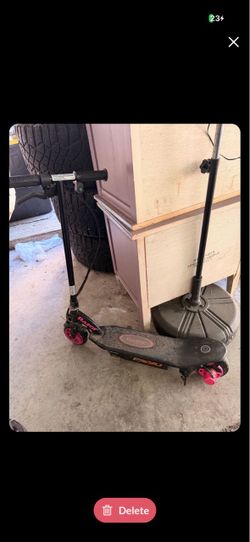 Razor Electric Scooter Black and Pink