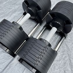 New 80lb Adjustable Dumbbells 