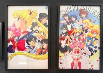 Sailor Moon Framed Anime Posters Set of 2