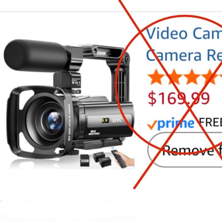 New Video Camera Camcorder Digital Camera Recorder 8K 88MP ULTRA HD WiFi Vlogging Cameras for YouTube with IR Night Vision, 3.0''Touch Screen 18X