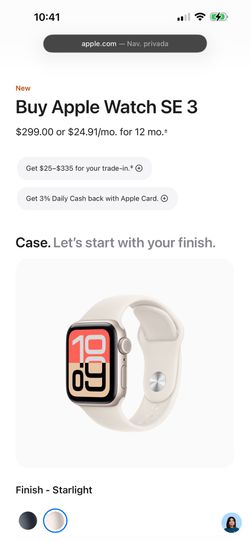Whatch Apple SE 3 40mm