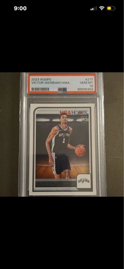 Panini 2023 Hoops Victor Wembanyama Spurs Rookie #277 PSA 10