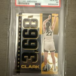 PSA 10 Caitlin Clark Record Breaker 2024 Panini GEM MT – NCAA All-Time Scoring Leader 🔥
