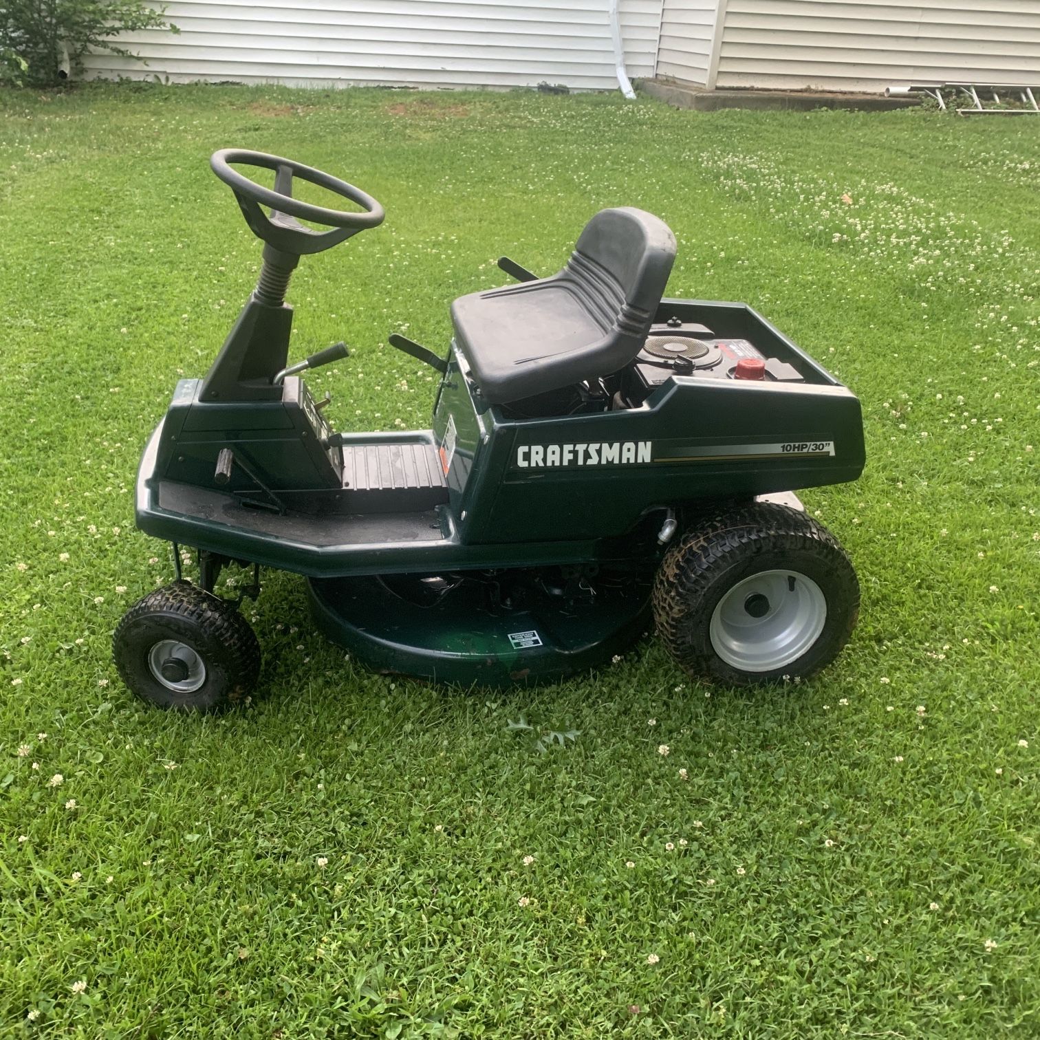 Craftsman 10hp outlet 30 riding mower