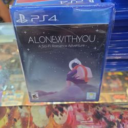 ALONE WITH YOU (LRG) - Playstation 4, Brand New